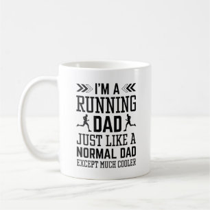 Mug Je suis un papa qui court