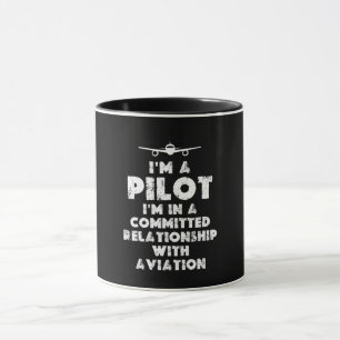 Mug Je suis un pilote amusant
