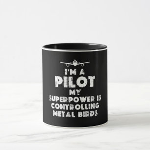 Mug Je suis un pilote amusant