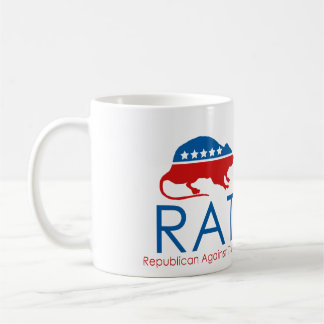 Mug Je suis un R.A.T : Républicain contre Trump