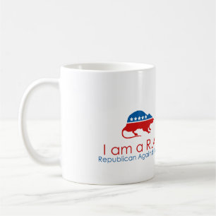 Mug Je suis un R.A.T : Républicain contre Trump