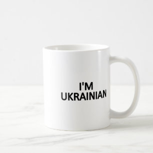 Mug Je suis un T Shirt ukrainien Ukraine Patriotique F