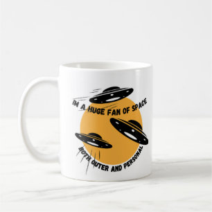 Mug Je Suis Un Ventilateur Immense De L'Espace Extérie