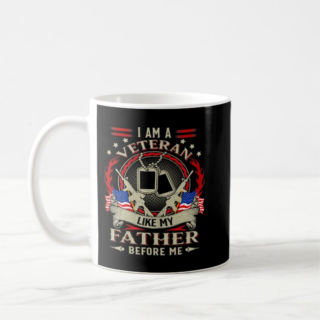 Mug Je suis un vétéran Mon serment n'expire jamais Tsh (Gauche)