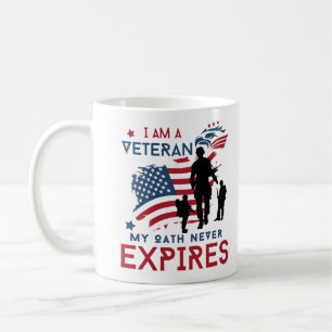 Mug Je Suis Un Vétéran Mon Serment N'Expire Jamais Un 