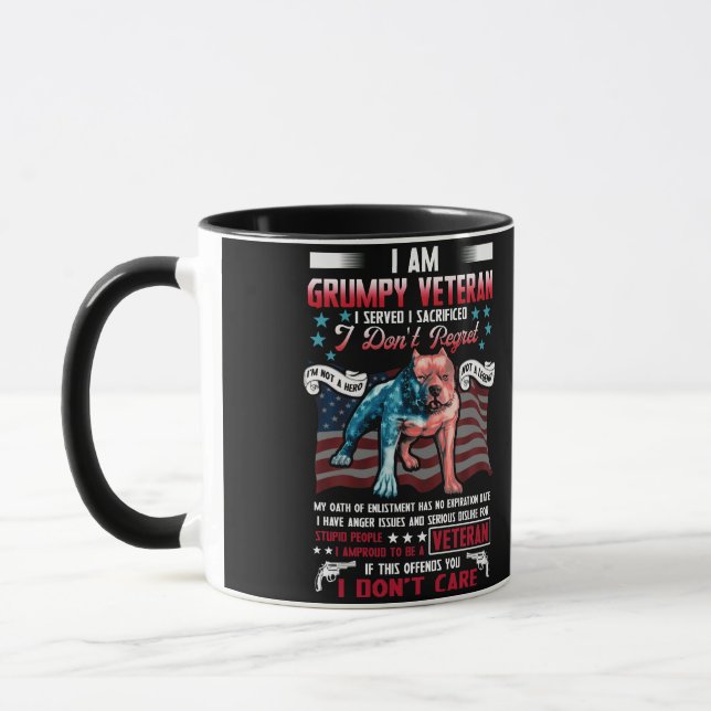 Mug Je Suis Un Vétérinaire Grave Que J'Ai Servi, J'Ai  (Gauche)