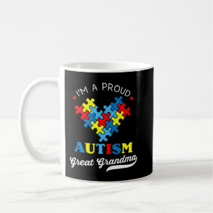Mug Je suis une fière autisme grand grand grand-mère -