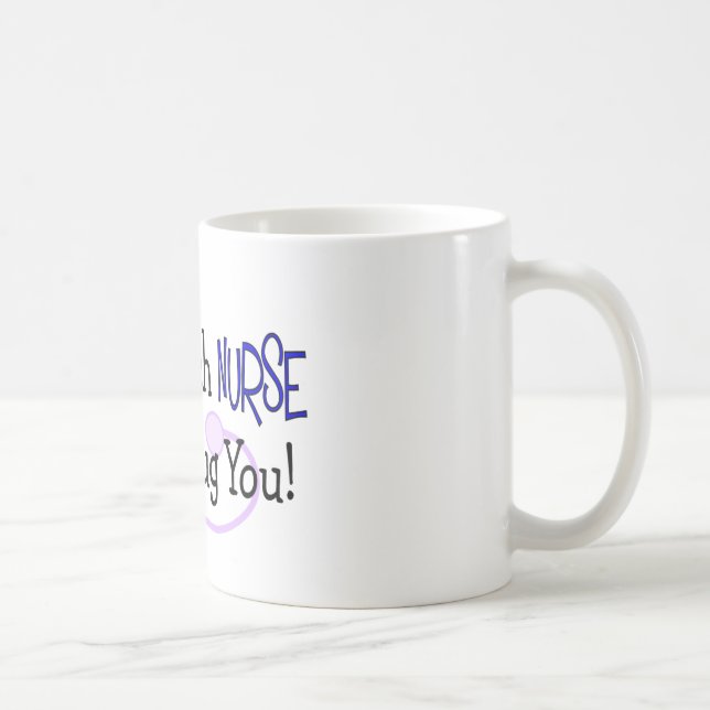 Mug Je suis une infirmière de Psych, je peux vous (Droite)