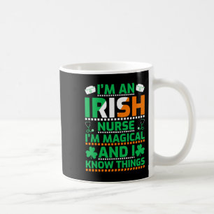 Mug Je suis une infirmière irlandaise Je suis magique 