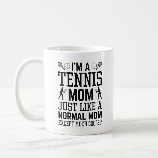 Mug Je suis une maman de tennis (Gauche)