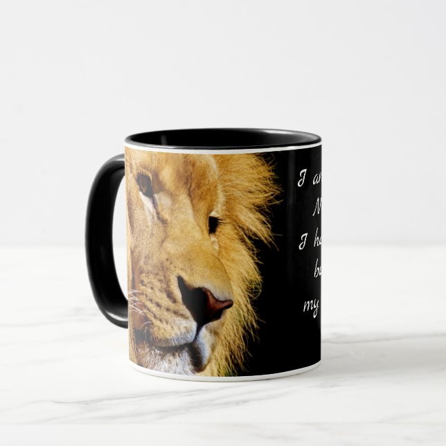 Mug Je suis une princesse, mon père un roi Citation (Devant gauche)