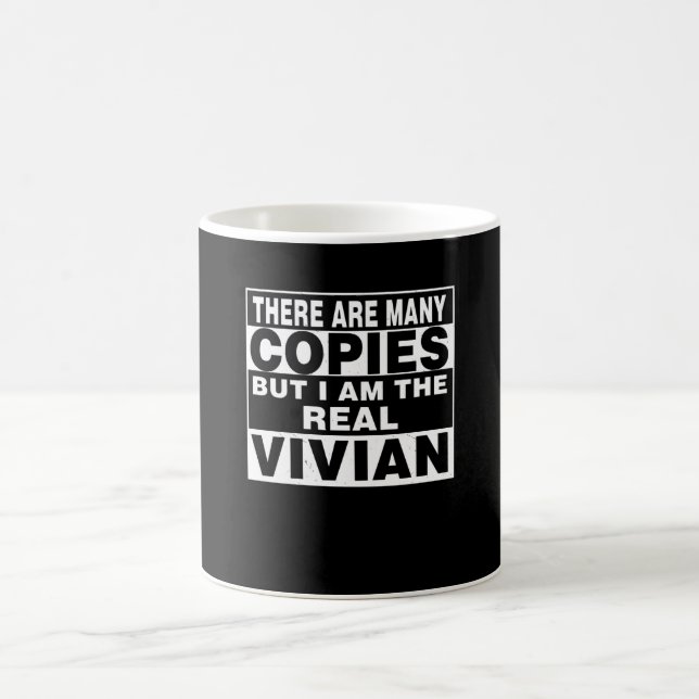 Mug Je Suis Vivian Funny Cadeau Personnalisé (Centre)