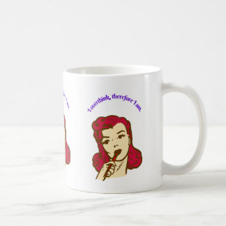 Mug Je suranalyse, donc je suis – Retro Pop Girl Illus
