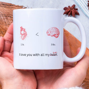 Mug Je t'aime avec tout mon hypothalamus
