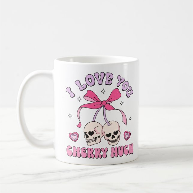 Mug Je T'Aime Beaucoup Cherry (Gauche)