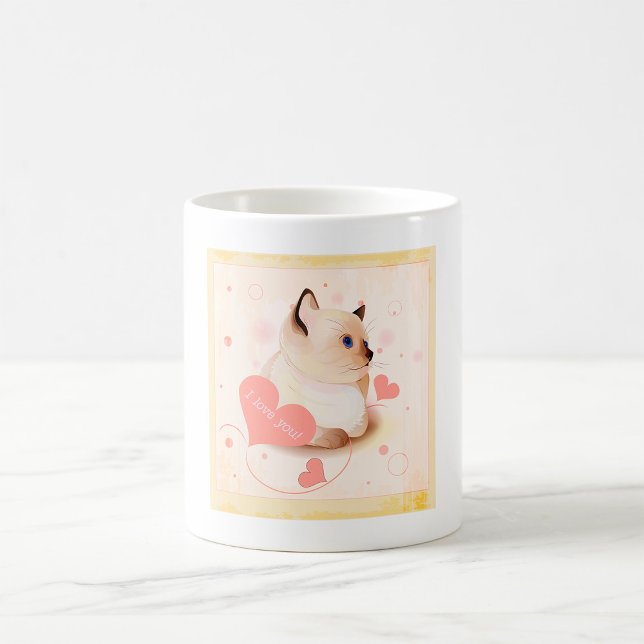 Mug Je T'Aime Chat (Créateur téléchargé)