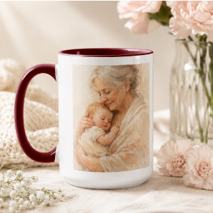 Mug Je t'aime grand-mère Jour des grands-parents