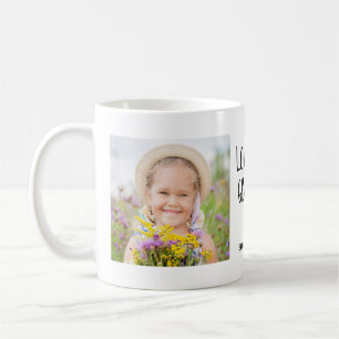 Mug Je t'aime Grand-père Texte manuscrit avec deux p