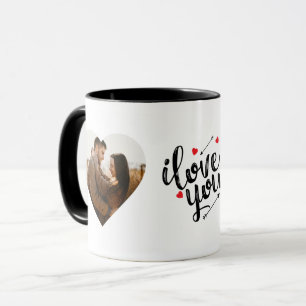 Mug Je T'Aime   Heureuse Sainte-Valentin moderne
