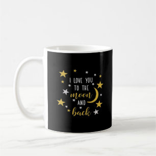 Mug Je t'aime jusqu'à la lune et retour Look Classique
