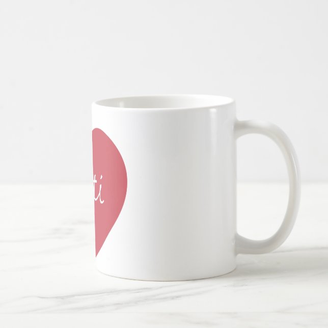 Mug Je T'Aime, Maman (Droite)