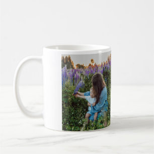 Mug Je t'aime mère jour élégant ajouter photo texte