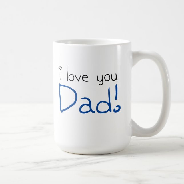 Mug Je t'aime papa ! ! (Droite)