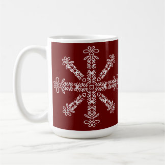 Mug Je t'aime Paroles cachées