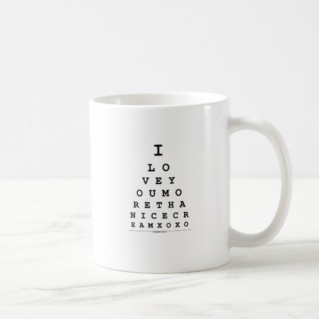 Mug Je t'aime plus que la crème glacée (Droite)