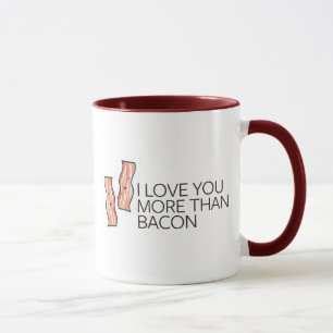 Mug Je t'aime plus que le lard