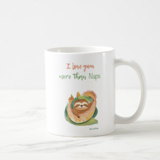 Mug Je t'aime plus que les siestes