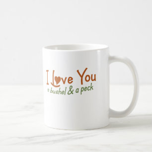 Mug Je t'aime un boisseau et un pic