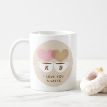Je T'Aime Un Dernier Monogramme Personnalisé Initi