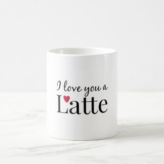 Mug Je t'aime un latte