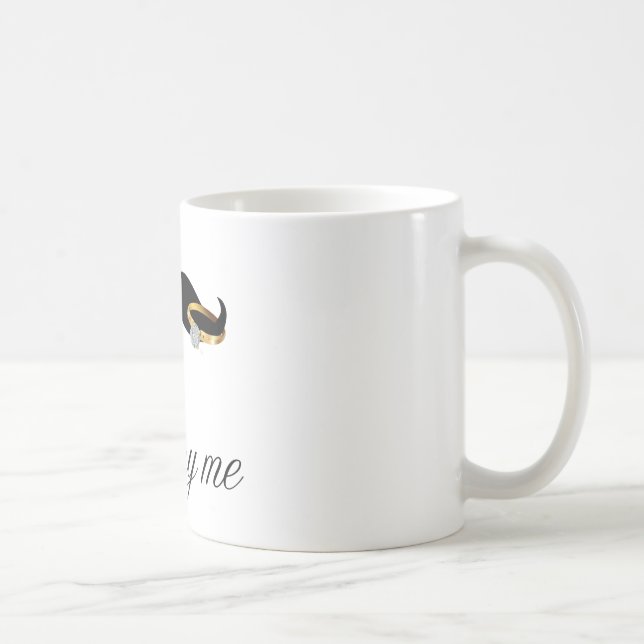 Mug Je te moustache - pour m'épouser (Droite)