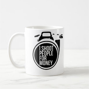 Mug Je Tire Sur Les Gens Pour Des T-Shirts D'argent Ap