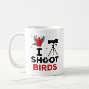 Mug Je tire sur les oiseaux Photographe de la faune de