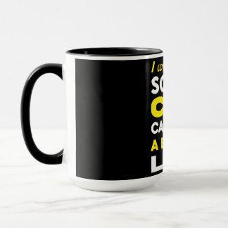 Mug Je travaille dur pour que mon chat puisse vivre un