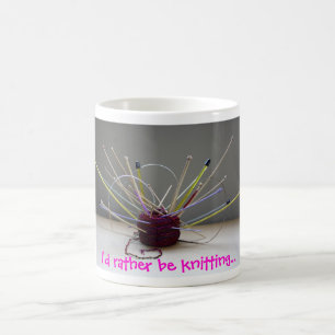 Mug Je tricoterais plutôt…