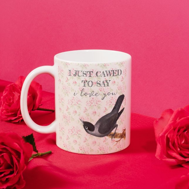 Mug Je viens juste de crier que je t'aime Crow Valente (Créateur téléchargé)