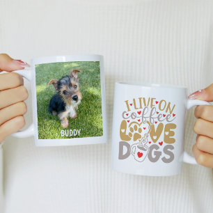 Mug Je Vis De Café J'Aime Les Chiens Photo