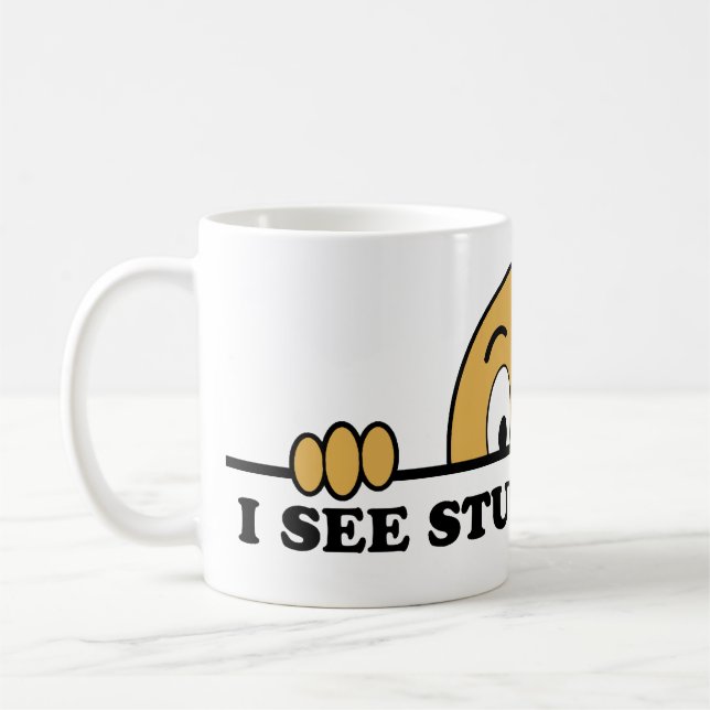 Mug Je vois les personnes stupides (Gauche)