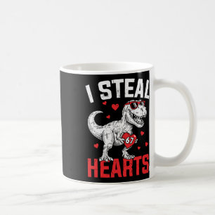 Mug Je vole des coeurs 67 Mème Saint-Valentin Dinosaur