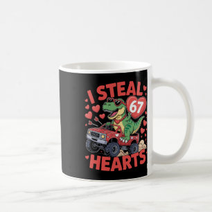 Mug Je vole des cœurs 67 Saint-Valentin 67 Meme 6 7 T-