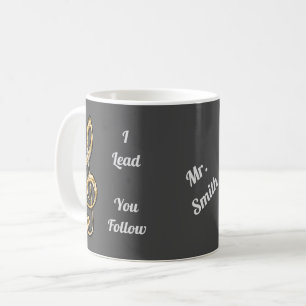 Mug Je Vous Dirige Suivez Music Leader Gold Clef Condu