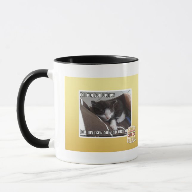 Mug Je vous étreindrais plus grands (Gauche)