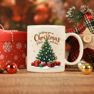 Mug Je vous souhaite un Noël rempli d'amour