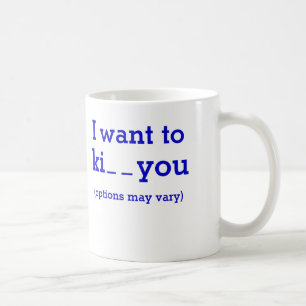 Mug Je vous veux au ki (les options peuvent varier)