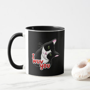 Mug Je vous wuv Chat