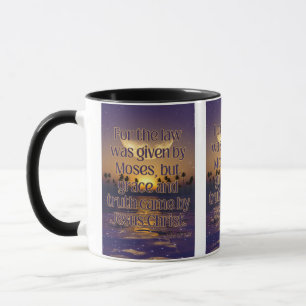 Mug Jean 1:17 KJV Bible Verse Pic Deux Tons